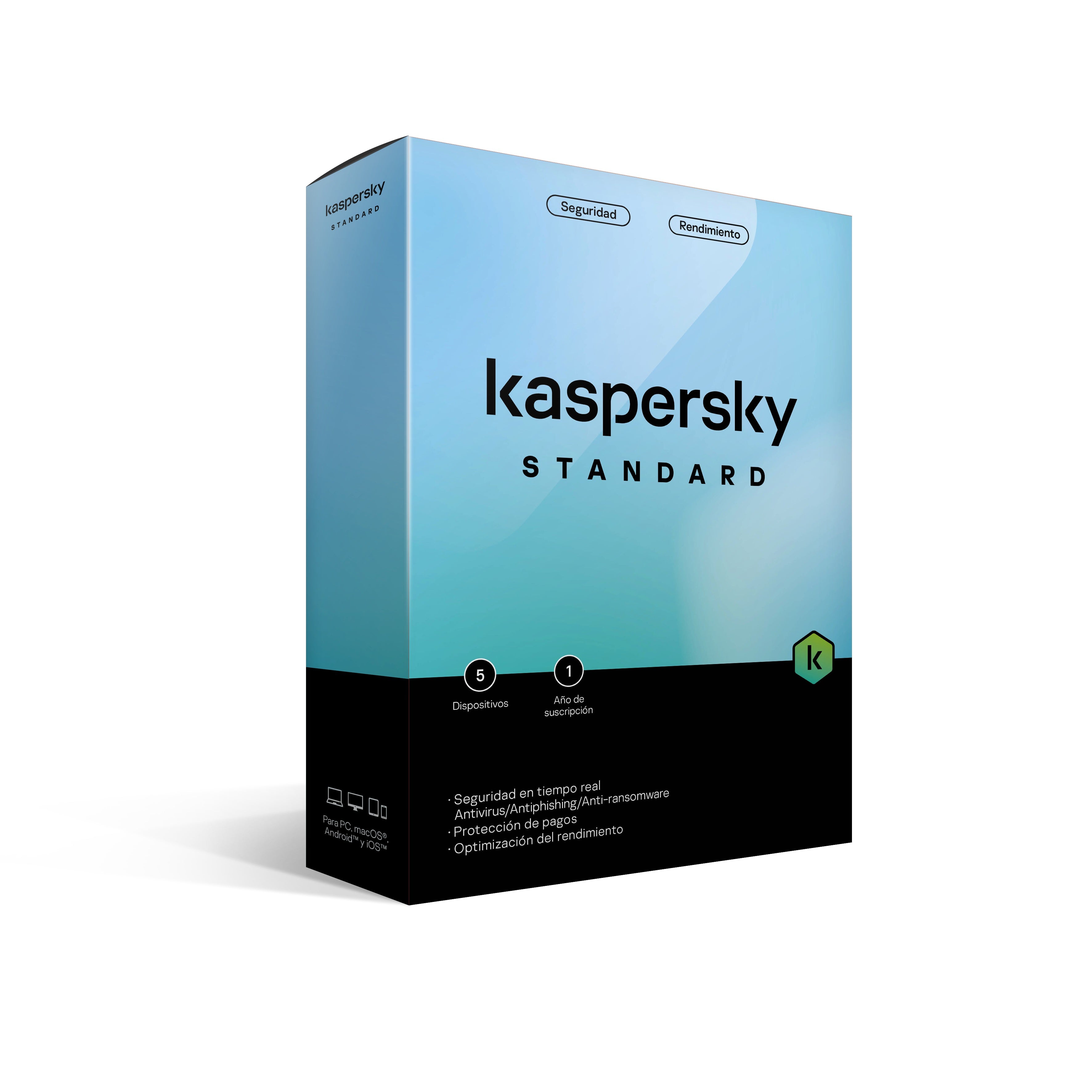 KASPERSKY STANDARD 5 DISPOSITIVOS 1 AÑO (ANTI-VIRUS) - KASPERSKY STANDARD 5 DISPOSITIVOS 1 AÑO (ANTI-VIRUS) -